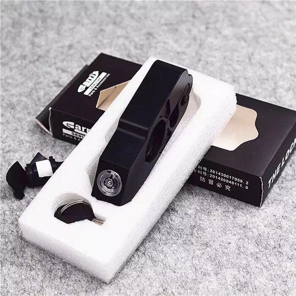 Moto antivol aluminium poignée poignée frein levier serrure pour YAMAHA yzf r3 t-max 500 ybr 125z pour HONDA cb 500x msx 125 etc.