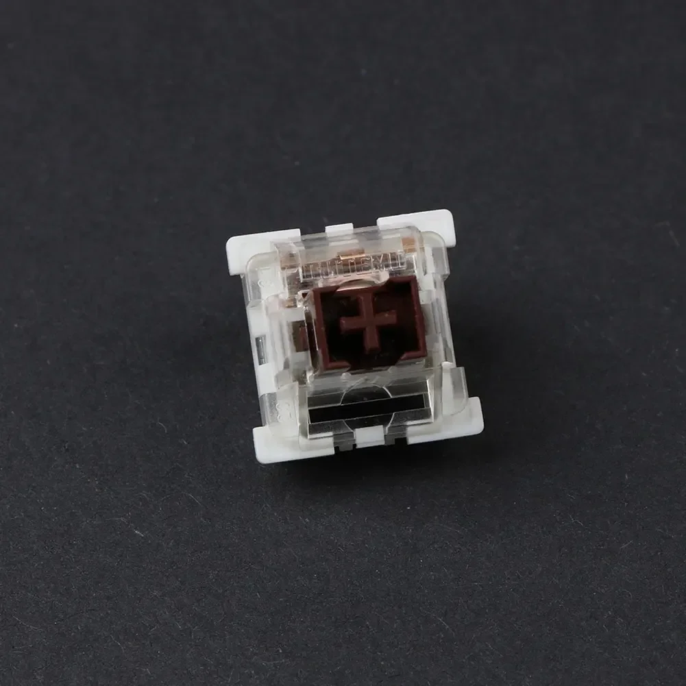Outemu Stille/Clicky Schakelaars Mechanische Toetsenbordschakelaar 3pin Smeermiddel Rgb Gaming Mx Schakelaars Lineaire Tactiele Multicolor Transparant: Kaki