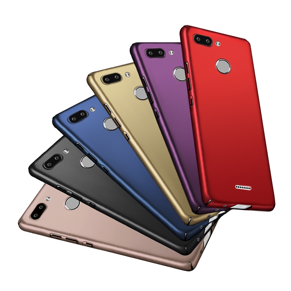 Per Funda Capa Xiaomi Redmi 6 Caso Per Caso Xiaomi Redmi 6A Caso Duro Posteriore Del Telefono Coque Per Xaomi Redmi6a Redmi6 redmi 6 6A caso Della Copertura