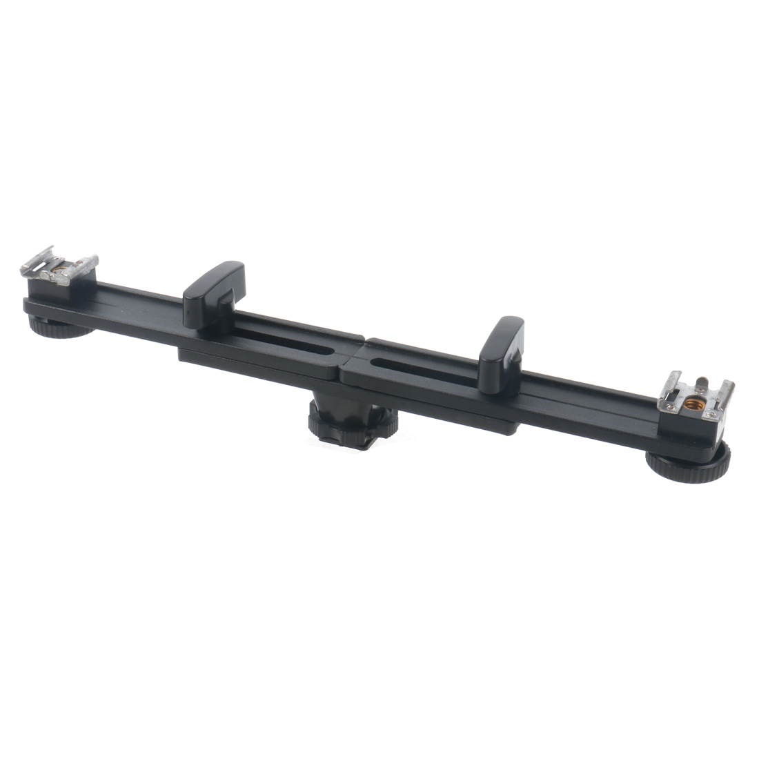 Bgning Triple/Dubbele Koud Schoen Mount Adapter 1/4 Mount Extension Bar Beugel Voor Dslr Camera Statief Zaklamp Licht Microfoon: Type I Foldable