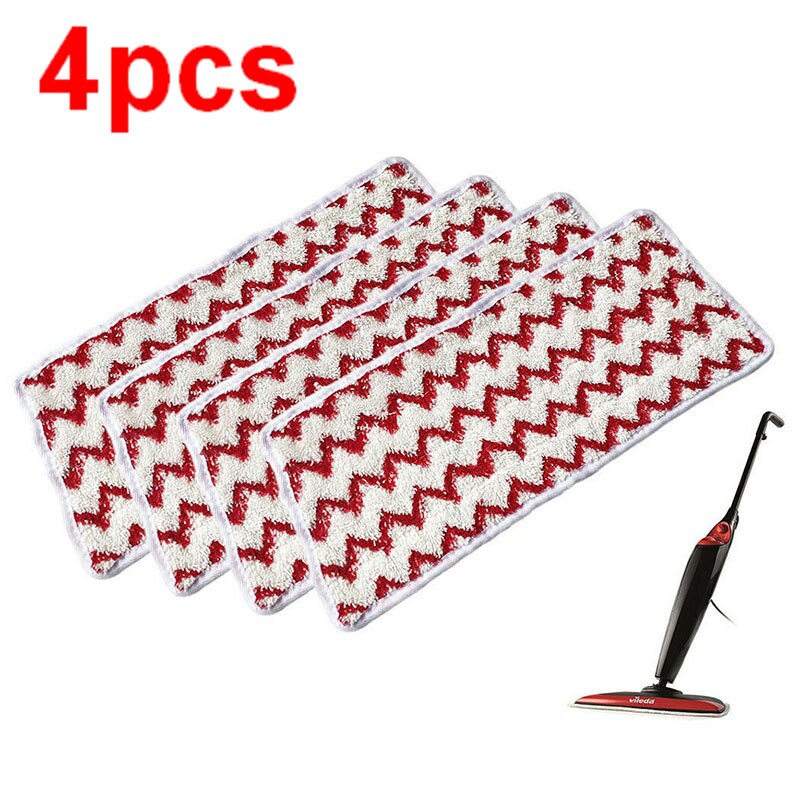 Für Vileda Dampf XXL Ersatz Tuch Mikrofaser Lappen Für Reinigung Boden Küche Reinigung Tuch Mit Wasser Absorption Für Hause: 4PC