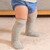 0-3Years Peuter Baby Baby Jongen Meisje Unisex Zachte Katoenen Sok Warme Sokken Kniehoge Kousen: Grijs / 12m