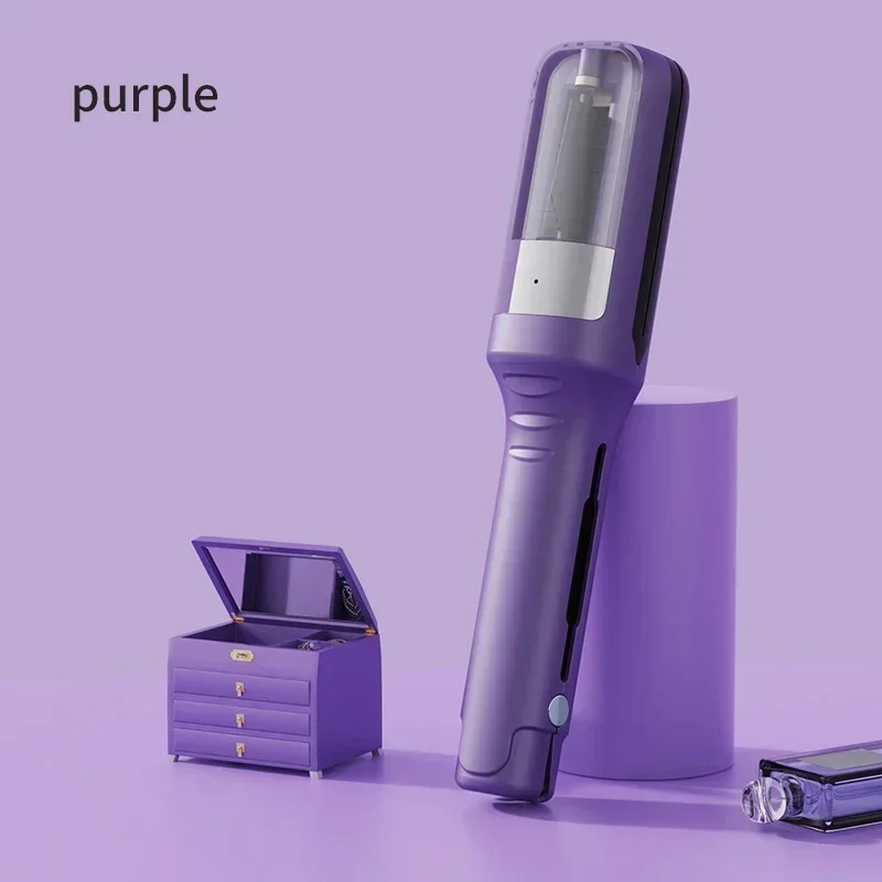 Split Ends Hair Trimmer Dry Damaged Remover Automatic Trim Split Women Cordless Hair Cutting Machine Hair Clipper: Red