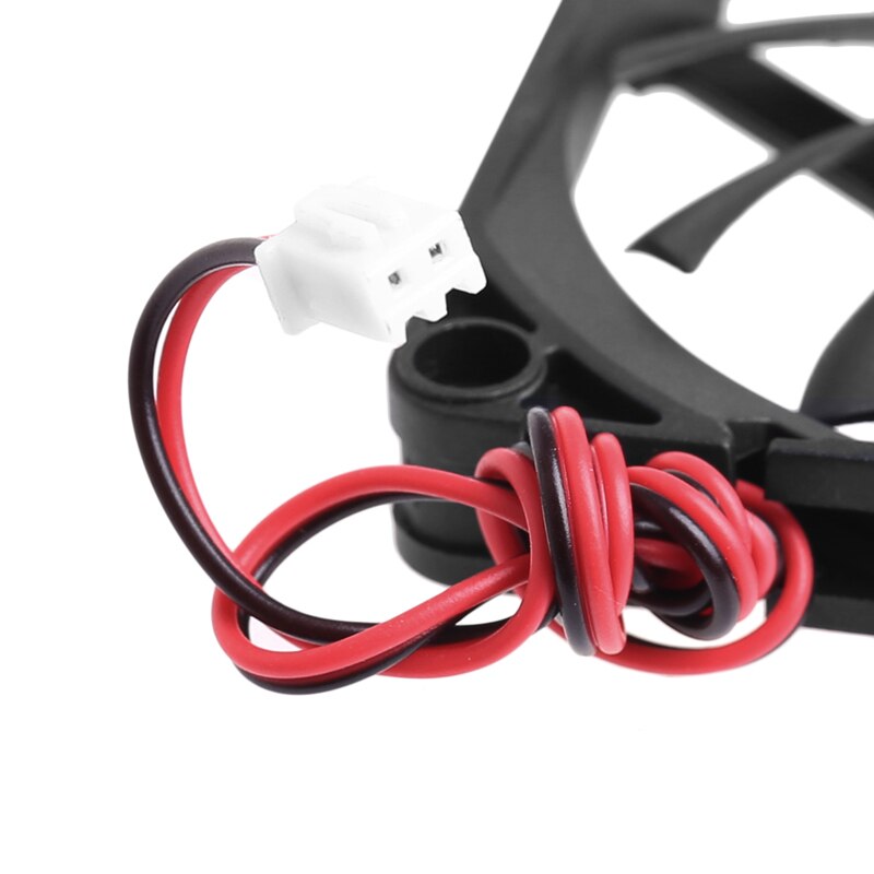 12V 2-Pin 80x80x10mm PC Computer CPU System Heatsink Brushless Cooling Fan 8010
