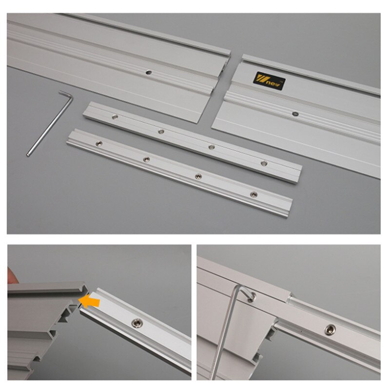 1.4M Circular Saw Guide Rail Set Track Saws Aluminum Guided Rails 2 Clamps Tracksaw Tools