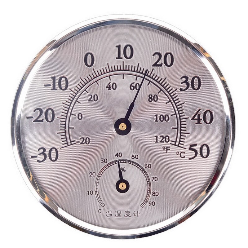 Thermometer hygrometer analoge temperatuur- en vochtigheidsmonitor voor slaapkamer woonkamer kantoor school: G305632