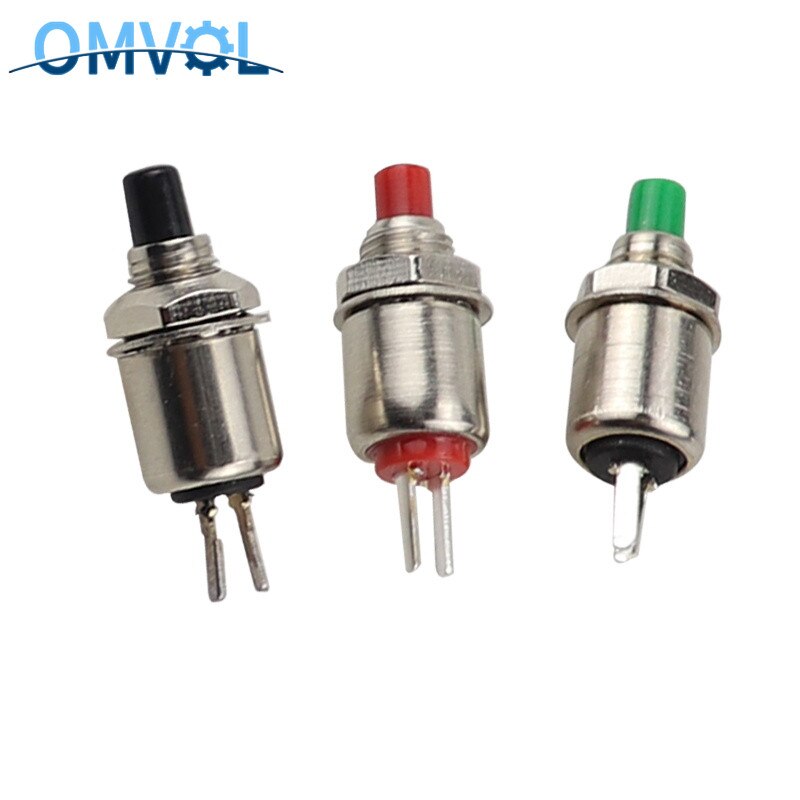 10PCS 5mm spring return momentary micro push button switch DS-402: 10pcs Mixed Colors