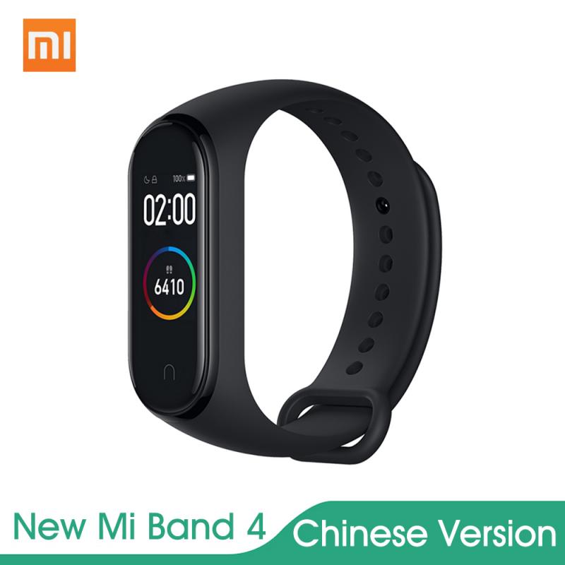 Originele Xiaomi Mi Band 4 Smart Miband Zwart Amoled Screen Armband Hartslag Fitness Tracker Bluetooth5.0 Waterdichte Miband4