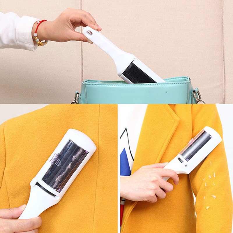 Elektrostatische Doek Lint Dust Remover Borstel Dier Pet Hair Cleaner Home Supply Tool Draagbare Lint Remover Handleiding Ontharing