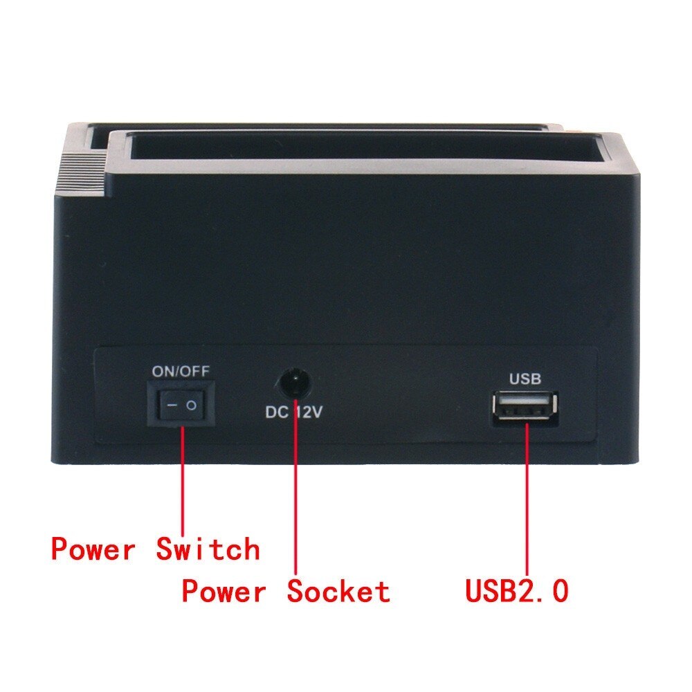 attracco stazione TRIPLO triplicare 3 duro DISK 3,5 2,5 DOPPIO SATA 1 IDE HD scatola