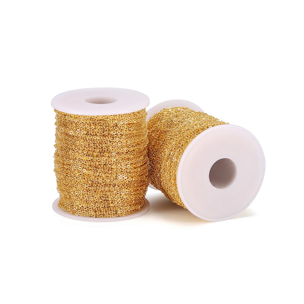 5 Meter Koperen Twisted Kettingen Kralen Kabel Link Clip Kralen Ketting Voor Diy Enkelbandje Kettingen Armband Sieraden Maken Levert: S / green