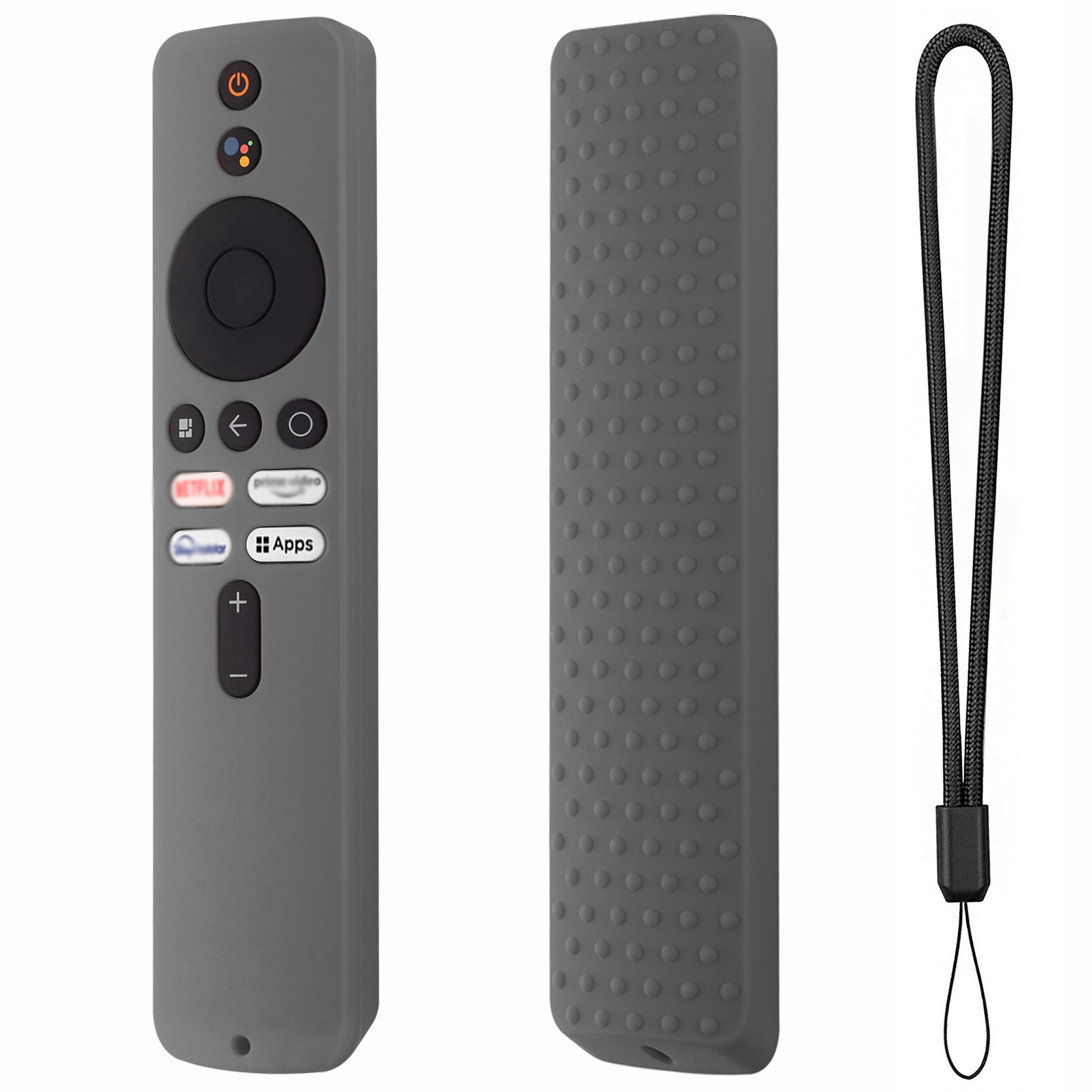 Silikonowe etui ochronne na pilota Xiaomi TV Box S drugiej generacji do Mi TV Stick Anti-drop Dustproof Remote Protection Cover: FIOLETOWY
