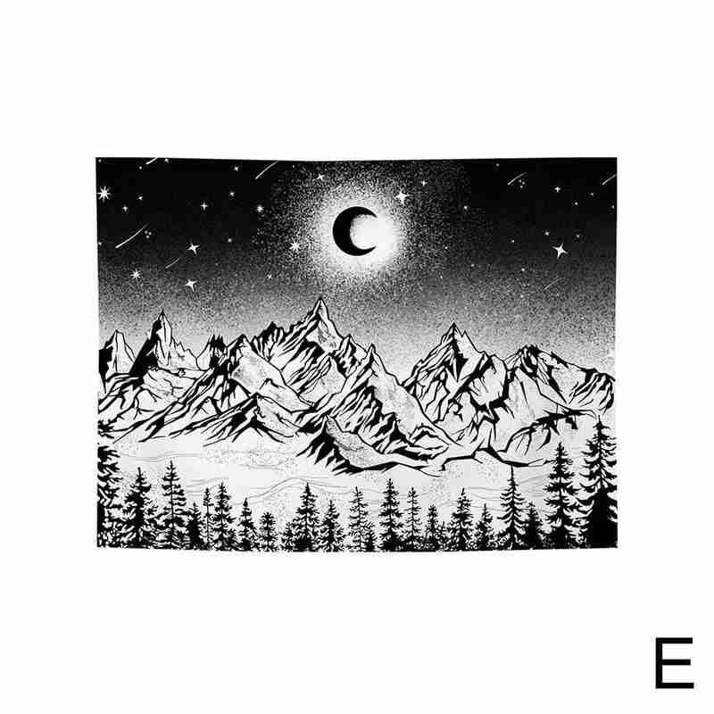 Szkielet gobelin ściany wiszące robić pokoju czary rzuć psychodeliczny dywan akcesoria gobeliny domu gorące słońce dywan dekoracji P5S7: E