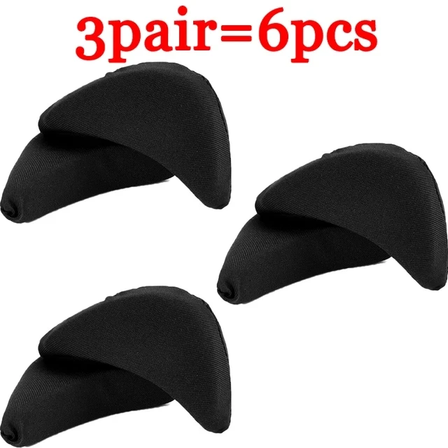 2/10 Stuks Anti-slijtage Spons Voorvoet Insert Hoge Hak Teen Plug Filler Pijnbestrijding Inlegzolen Verstelbare Verminderen Schoenmaat kussen Pads: Blauw