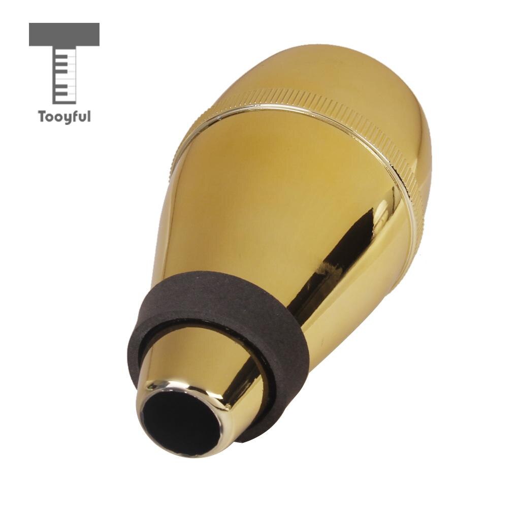 Tooyful 1Pc Lichtgewicht Praktijk Trompet Straight Mute Demper Gemaakt Van Goede Abs Voor Trompetten Instrument golden