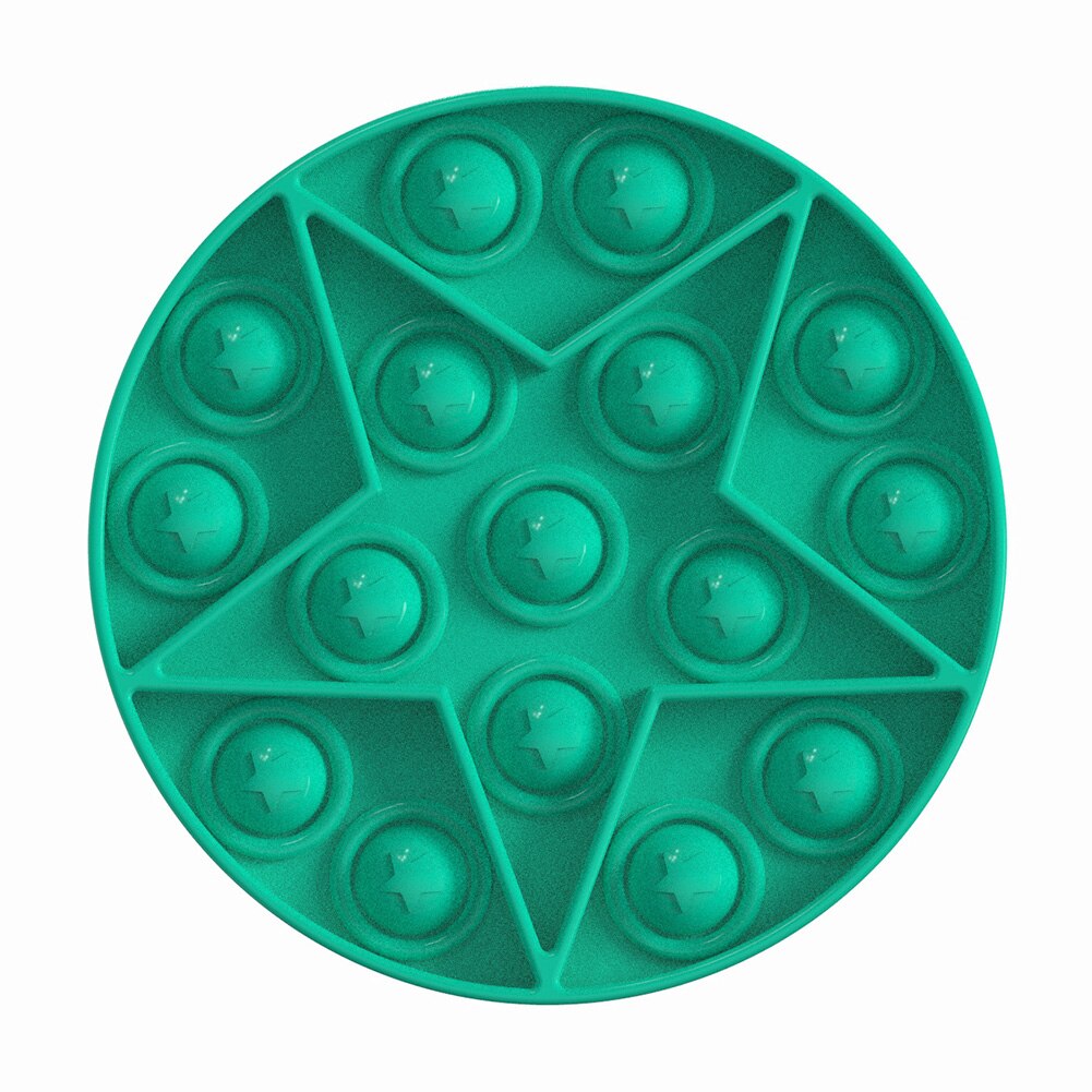 neue Star Shaped Push Blase Spielzeug Squeeze Spielzeug Kinder Erwachsene Stress Relief Silikon Zappeln Sensorischen Spielzeug für Kinder: 2