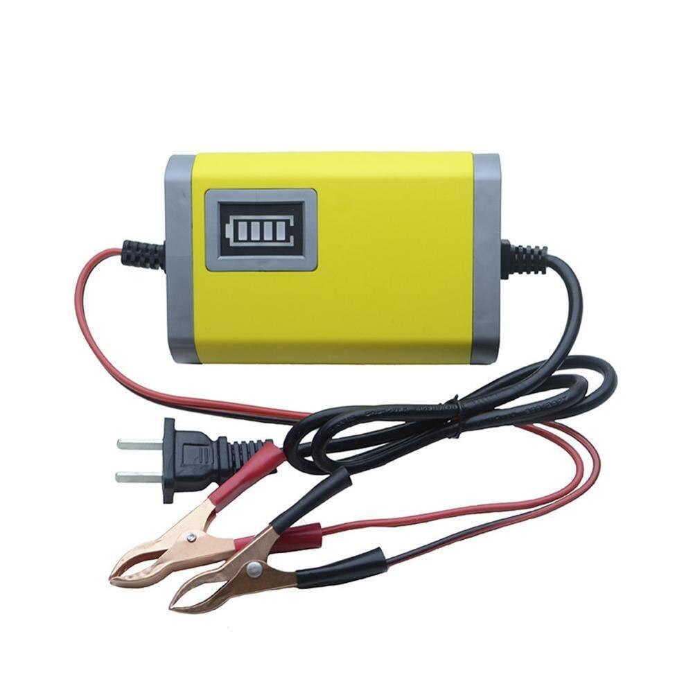12.2CmX4CMX8.1CM Motorcycle Battery Charger 12V Battery Charger 2A Charger Battery Universal Charger K2Q6: Default Title