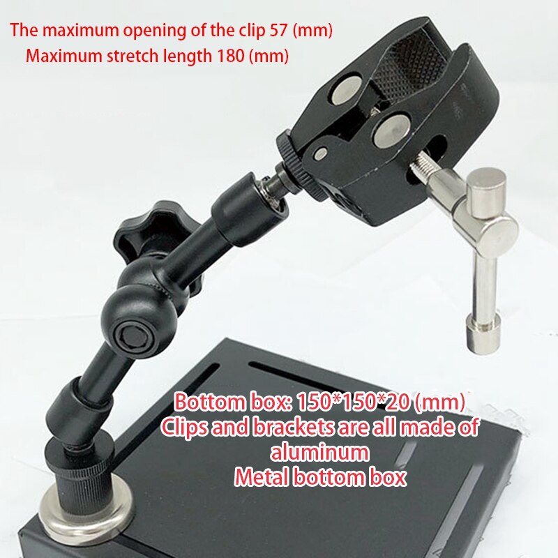 Elektrischer lötkolben, entlötstation, halterung, reagenzglasklemme, schweißen, handy-reparatur, diy