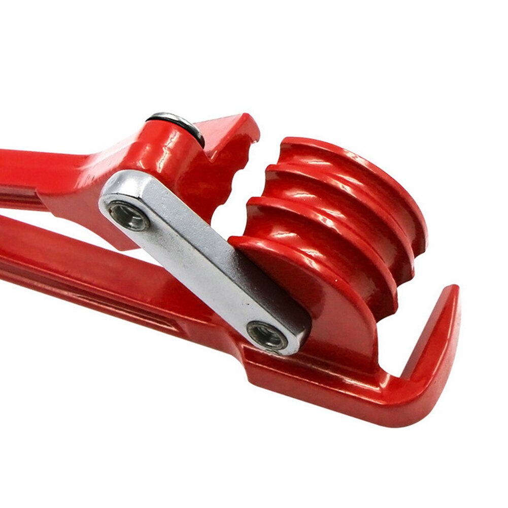 Practical Red Air Conditioner Bending Labor Saving Machine Elbow Tool 3 In 1 Manual Tube Bender Pipe 180 Degree Aluminum Alloy