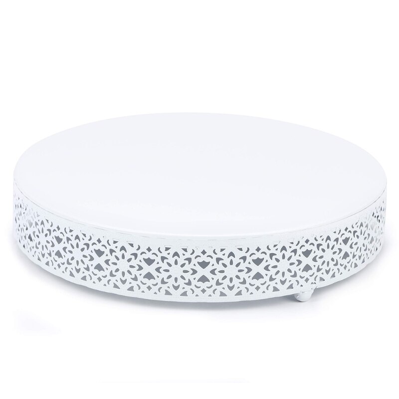 Modern Cake Stands Round Cake Stand Cupcake Stands for Baby Shower, Wedding Birthday Party Celebration, White