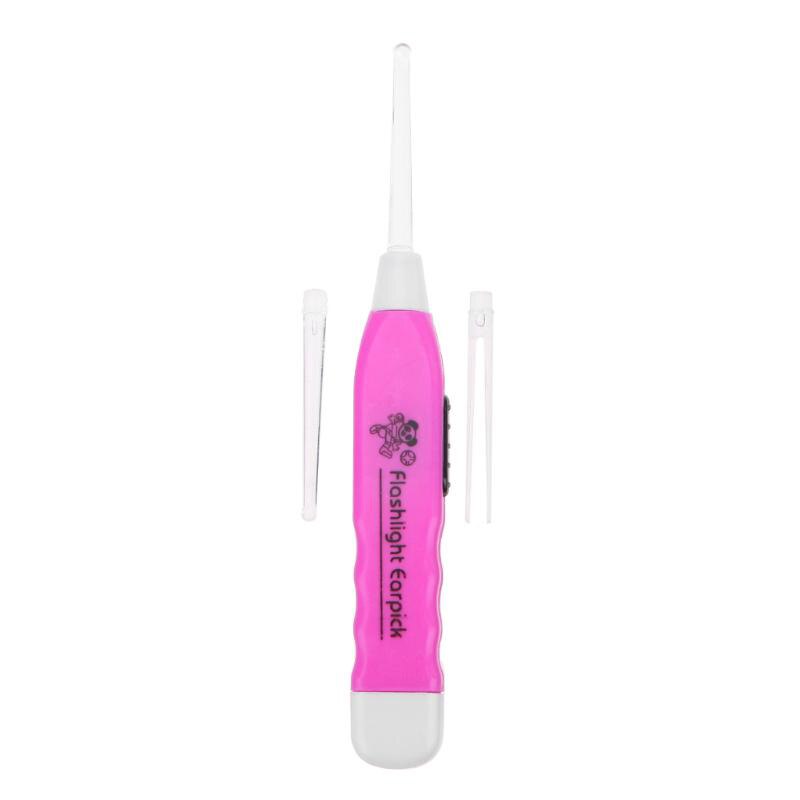 Herramientas de limpieza de orejas, linterna LED, removedor de luz de cera para los oídos, limpiador de la salud, Kit de cuidado de la oreja, extracción sencilla de cera de los oídos