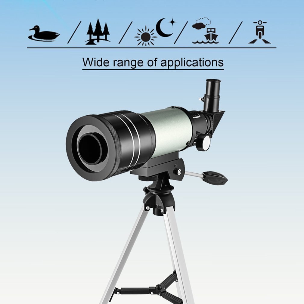 F30070m monoculaire utomhus teleskop barn teleskop monokulärt teleskop med stativ