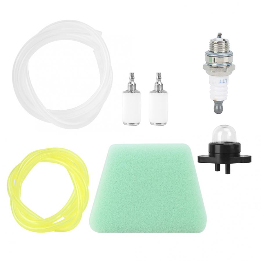 Air Fuel Filter Primer Bulb Fuel Line Spark Plug Kit Fit for Poulan Craftsman Chainsaw