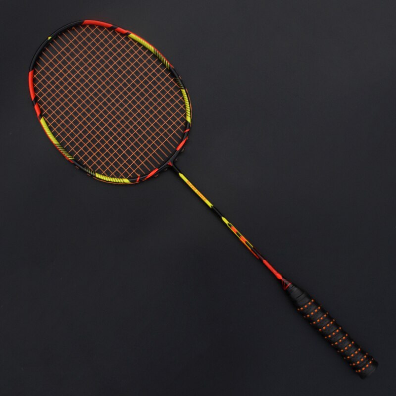 8U 65g Carbon Fiber Offensive Badminton Rackets Strungs Bags 22-30LBS Ultralight Racquet Sports Adult