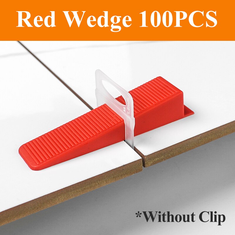 100Pcs Tile Leveling System Clips 1.5mm DIY Tiles Leveler Spacers Tile Leveling System for Ceramic Tile