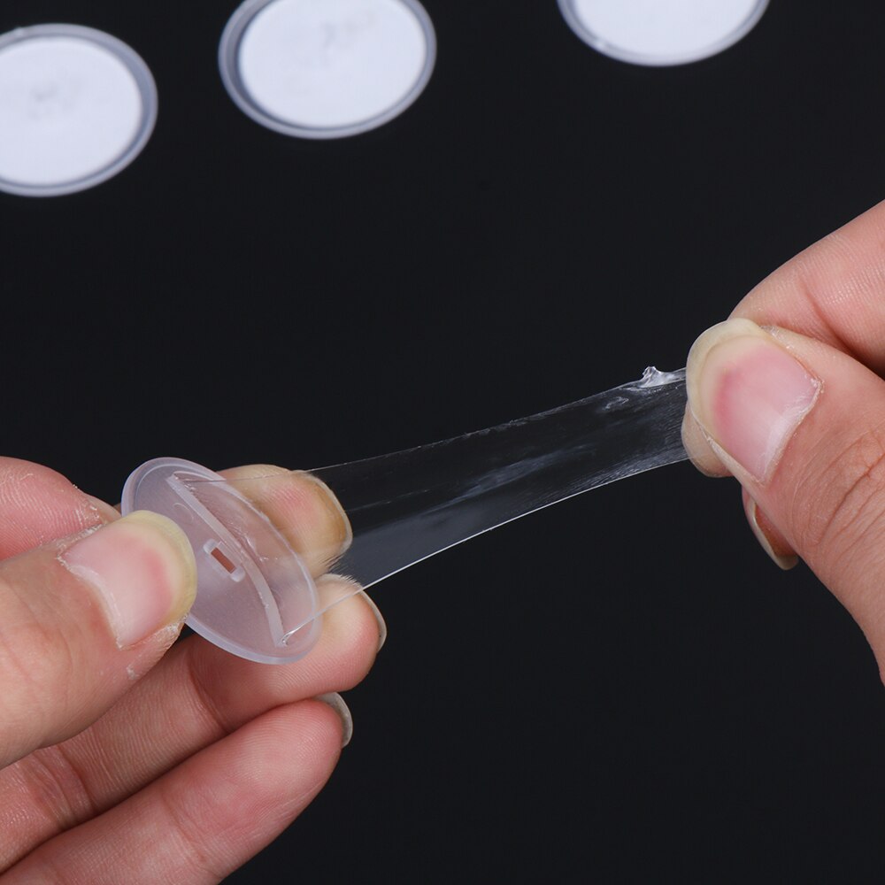 Gancho autoadhesivo para colgar en el techo, gancho de goma de 3cm de succión, sin traza, fuerte, para almacenamiento en casa, decoración, póster, 20/40/60 Uds.