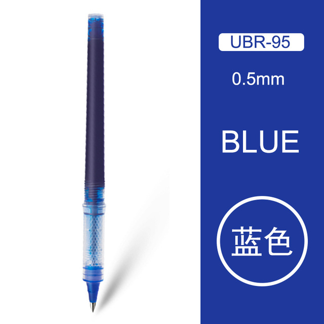 3/6/12pcs Japan UNI Refill UBR-95/UBR-90 Water-based Pen Refill 0.8/0.5mm for UB-205/UB-200: Burgundy / Multi-Colored