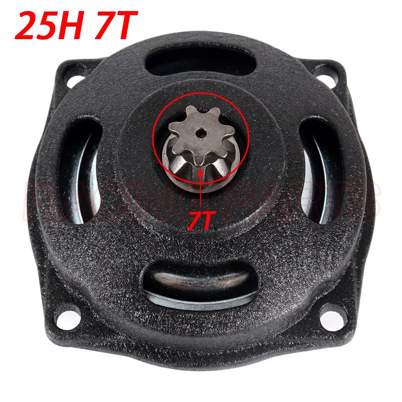 Campana de embrague de 6 dientes/7 dientes 25H 47CC 49CC/caja de cambios de carcasa de tambor apta para Mini Moto de bolsillo, piezas de ATV Quad,