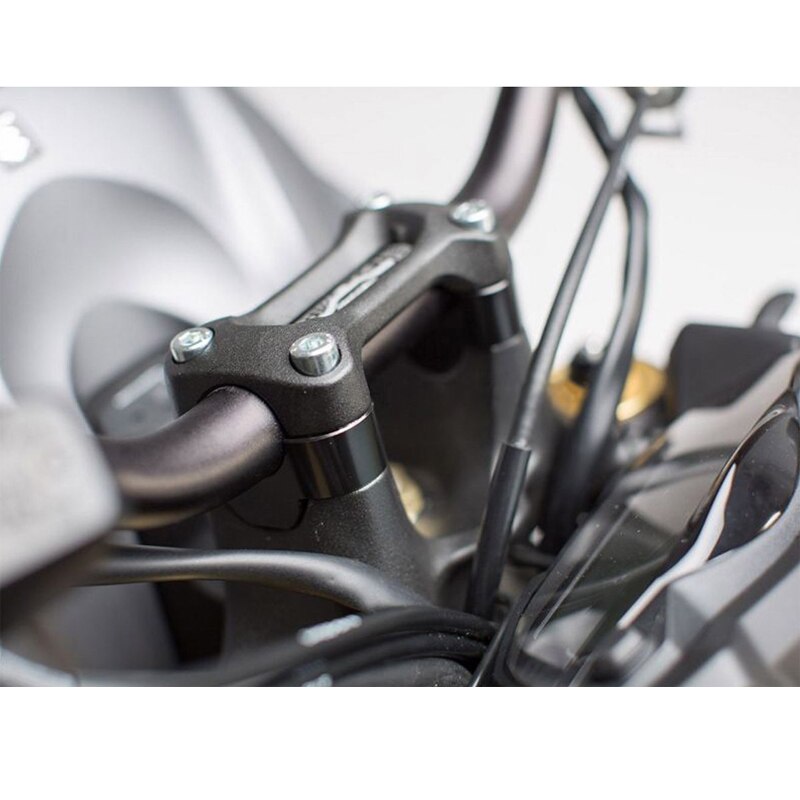 Elevador de barra ancha para motocicleta, montaje de manillar de 22mm y 7/8 pulgadas para Yamaha FZ1, FZ6, FZ16, FZ8, Fazer, MT-25, XJ, 6, TDM, 850, 900, XJR, 400