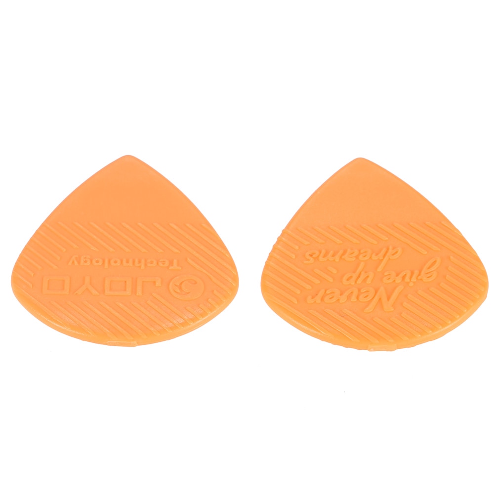 5 stks Plastic Driehoek Vorm Gitaar Plectrum 3 stks in Zwart 2 stks in Oranje
