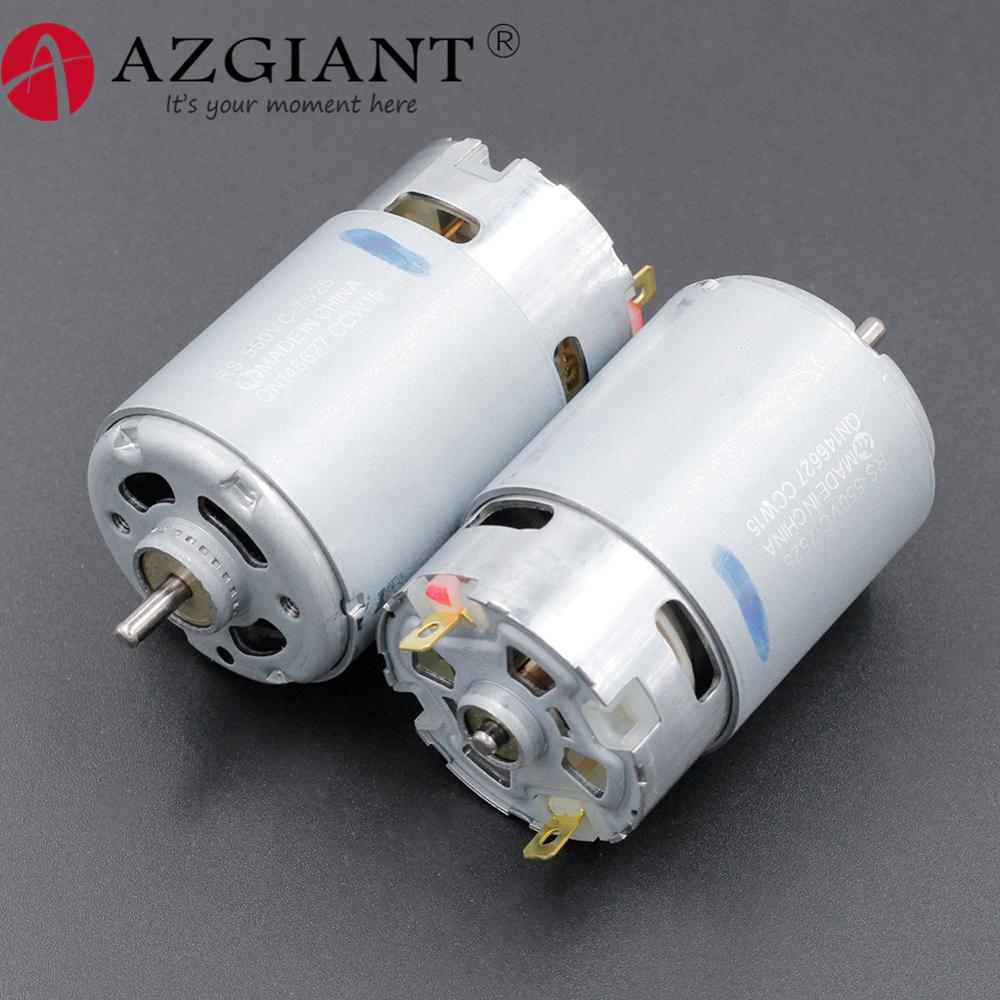 2 Stuks Echt Voor Mabuchi RS-550VC-7525 Dc 6V ~ 12V 17800Rpm Hoge Snelheid Dc Motor Diy Elektrische boor 5 7527 8518