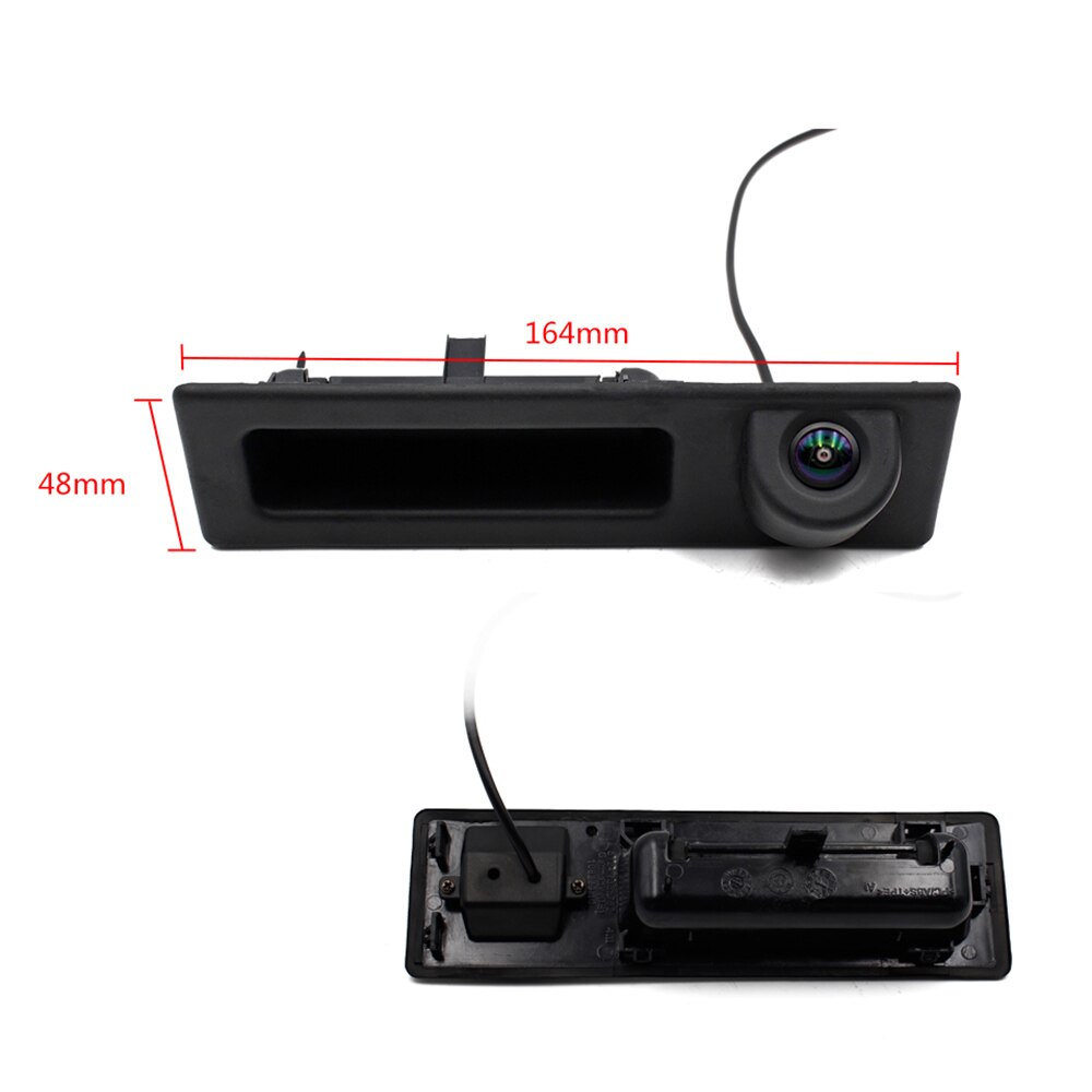 Maletero 1080P de ojo de pez vista trasera de coche cámara para BMW 2 3 5 7 Serie X1 X3 X4 X5 F30 F32 F36 F10 F11 F25 F48 aparcamiento inversa