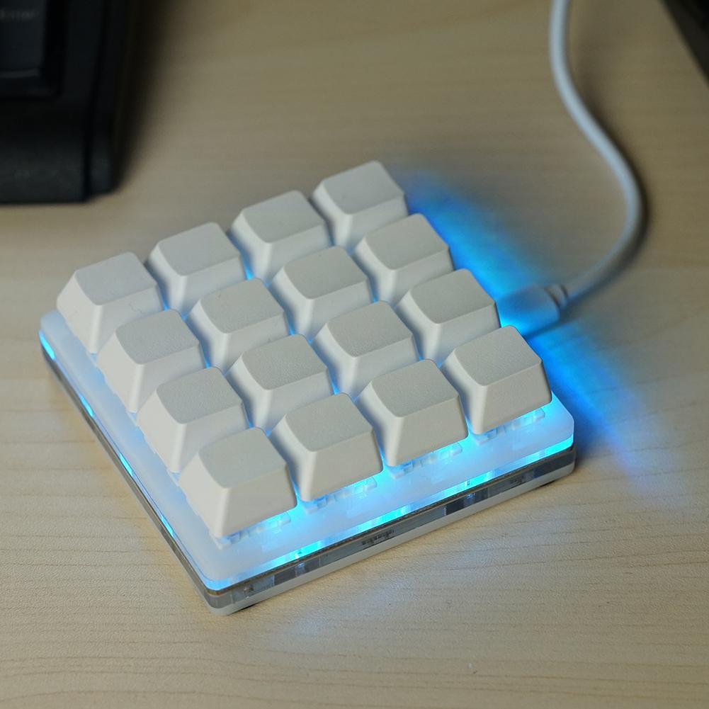 16 Keys Mechanical Keyboard Usb Rgb Mini Gaming Cu... – Grandado