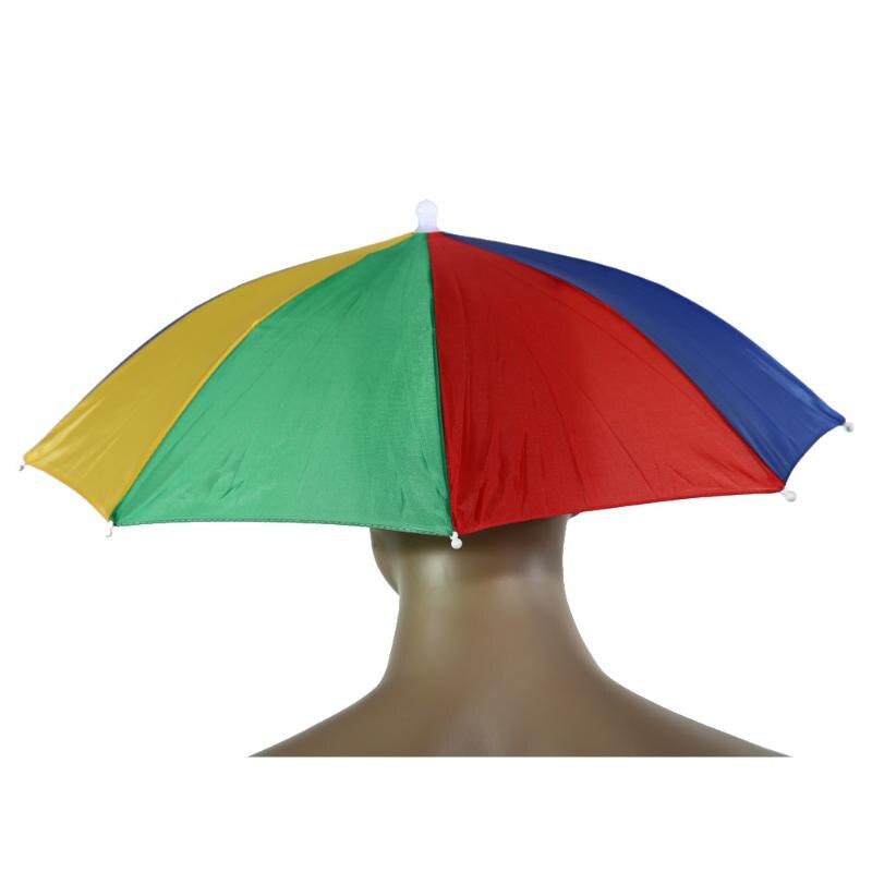 Sombrilla portátil para hombre, sombrilla para acampada, pesca, senderismo, Golf, playa, sombrero para exteriores, Brolly, paraguas con manos libres, aparejos