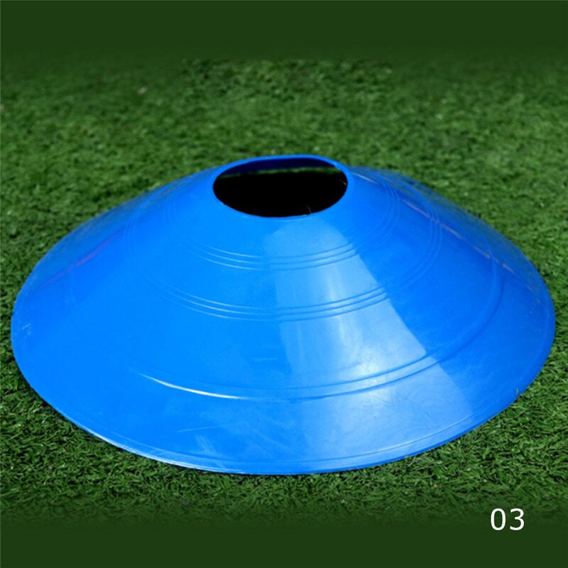 10 st/set koner markörskivor 20cm fotboll fotboll träning lag sporttillbehör fotboll underhållningsutrustning 4 färger: Blå