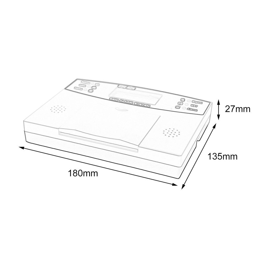 LESHP Wireless GSM Autodial Security System LCD Display Easy Installation Burglar Intruder Alarm Apparatus For Home House Office