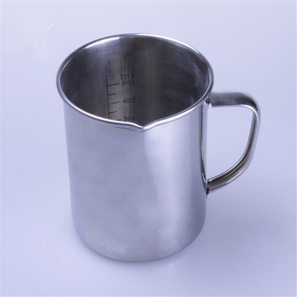 2000ml Stainless Steel Metal Lab Beaker Measuring Cup With Inner Scale Lab Supplies