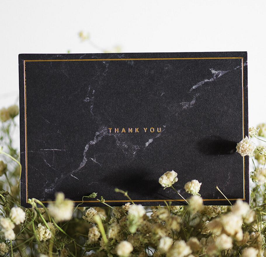 35 stk mini marmoreret guld mini stempling kort simpelt lykønskningskort bryllupskort fødselsdag ønsker julekort: 2