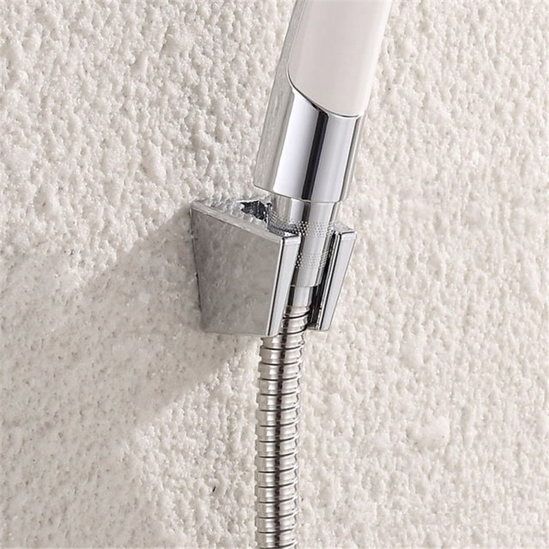 Showerhead Holder Wall Mounted Bathroom Shower Holder Bracket Modern ABS Rack Portable With