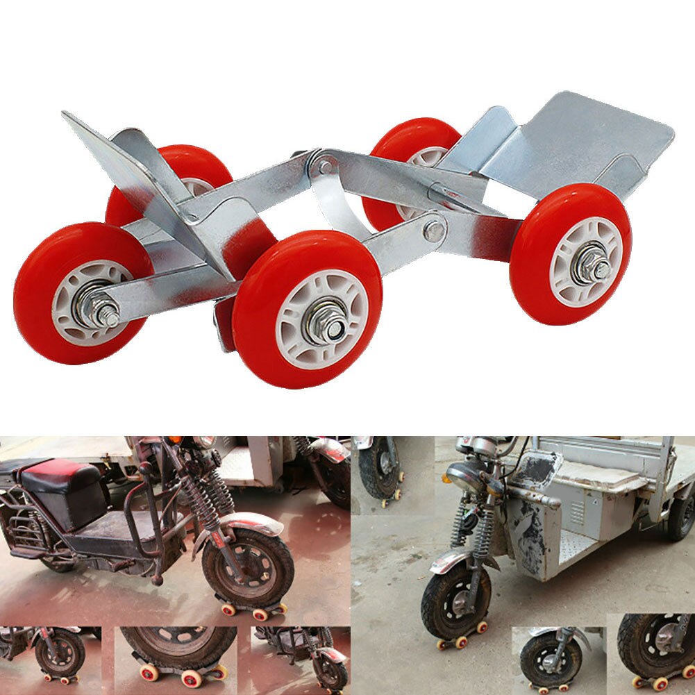 Extractor de rueda de neumático plano Universal para motocicleta, elevador de remolque grande, transportador de rescate automático eléctrico de emergencia con 5 ruedas