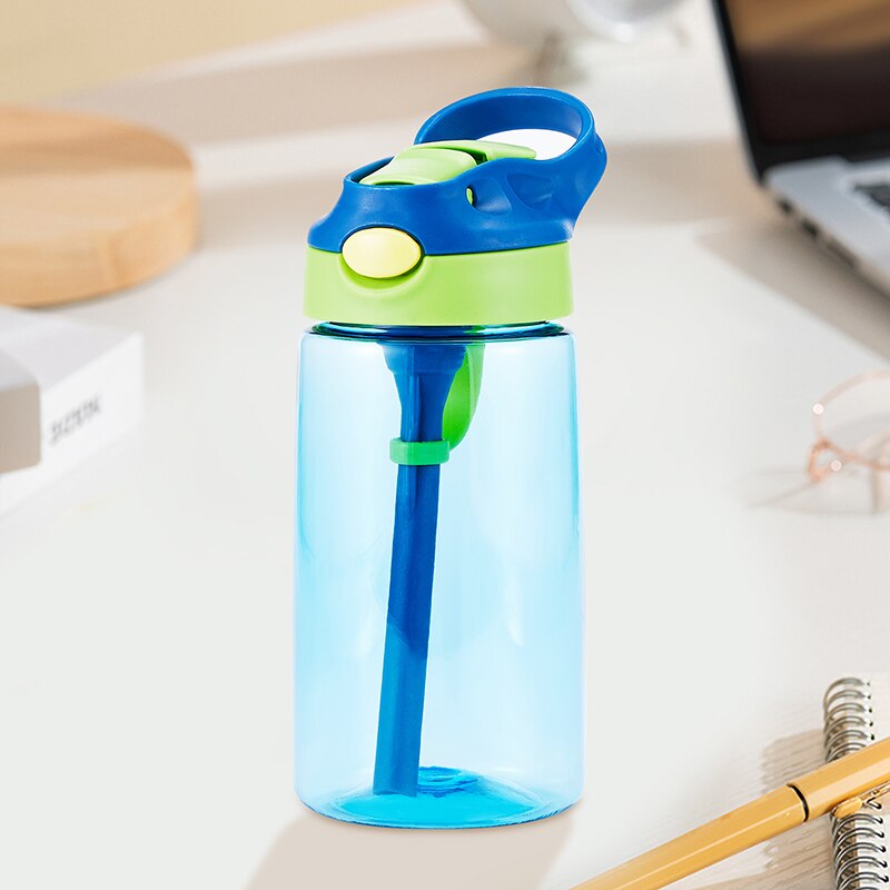 Children Bottles 400ml Kids Boys Girls Children Outdoor Magic Item Juice Straw Water Bottle Cups: D-500ML