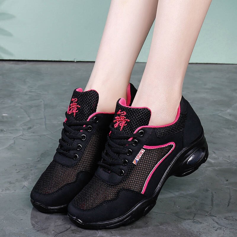 Chaussures de danse Jazz et Hip Hop pour femmes, baskets modernes à semelle souple, de sport et de Fitness