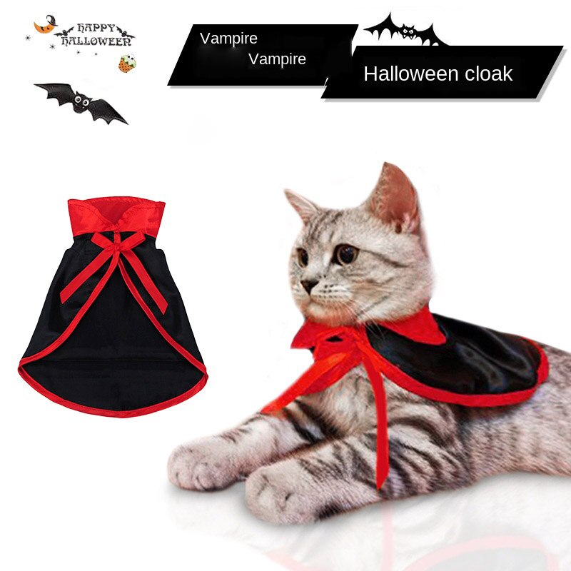 pour animaux de compagnie Halloween vêtements Cape décorations chien chat mignon petite Cape fournitures Halloween et nouvel an