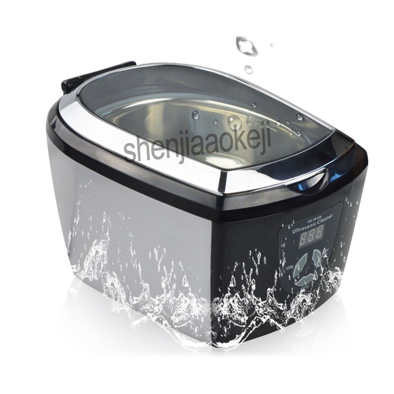 Ultrasonic cleaner 750ml CD-7810A ultrasonic cleaner 220~240V timing jewelry dental watch DVD VCD disc 1pc