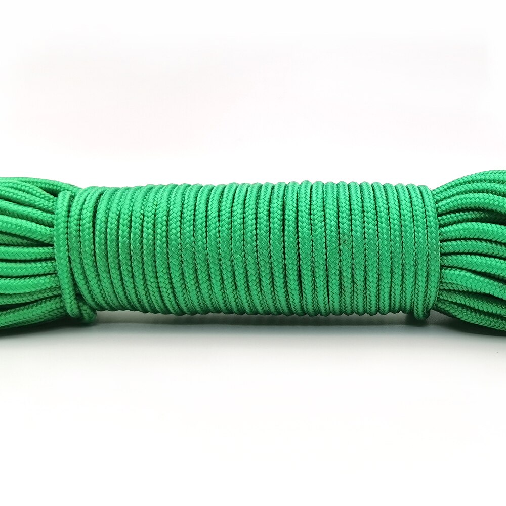 328ft 3mm solidna linka spadochronowa lina Mil Spec typ jeden Strand wspinaczka Camping sprzęt do survivalu Paracord: 7 / 8m