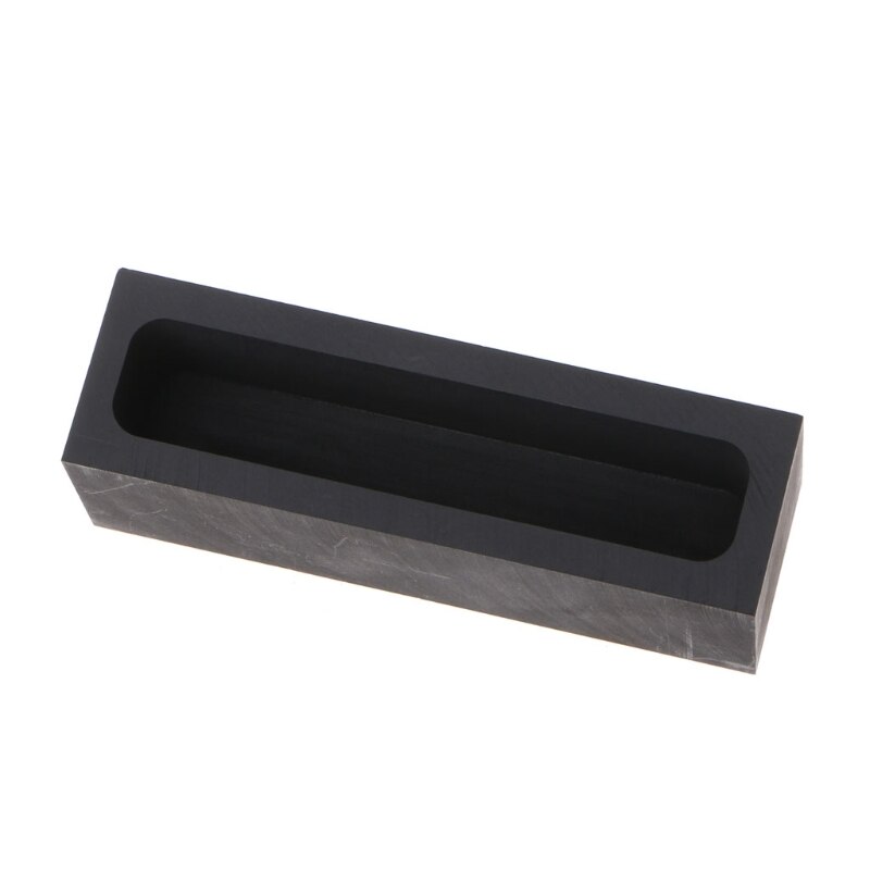 650g Graphite Ingot Mold Metal Casting Mold Melting Crucible Furnace for Gold Silver Aluminum Copper Brass Zinc Alloy